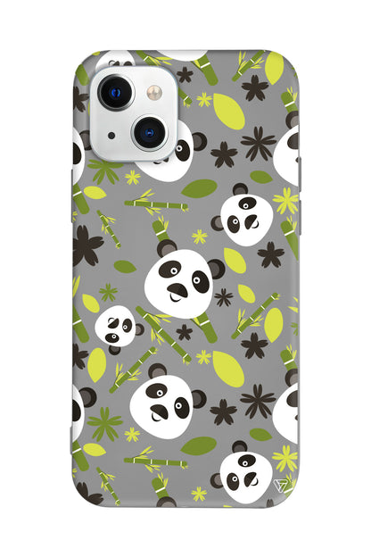 Panda Lansman Model İçi Kadife Silikon Telefon Kılıfı