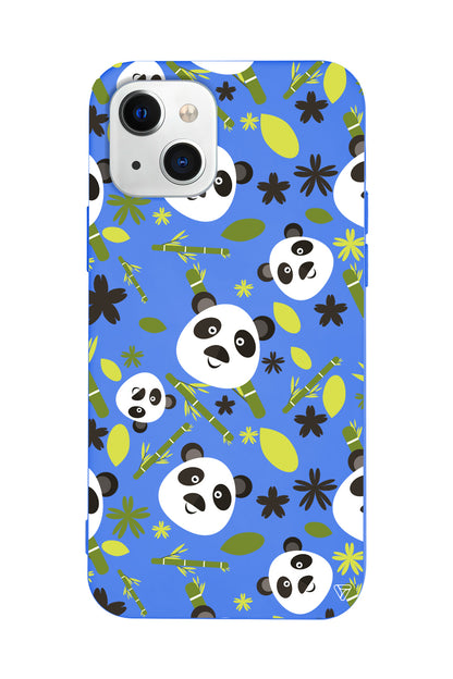 Panda Lansman Model İçi Kadife Silikon Telefon Kılıfı