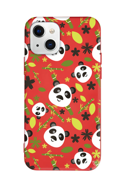 Panda Lansman Model İçi Kadife Silikon Telefon Kılıfı – Plus Serisine Özel