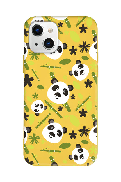 Panda Lansman Model İçi Kadife Silikon Telefon Kılıfı