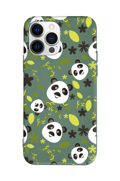 Panda Lansman Model İçi Kadife Silikon Telefon Kılıfı