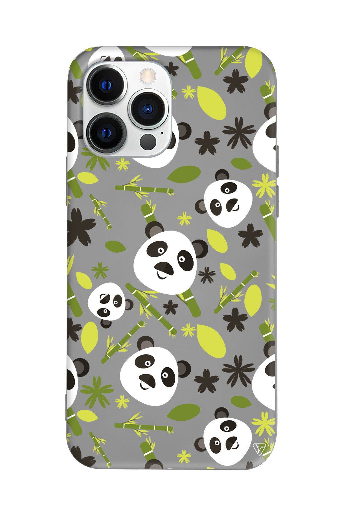 Panda Lansman Model İçi Kadife Silikon Telefon Kılıfı