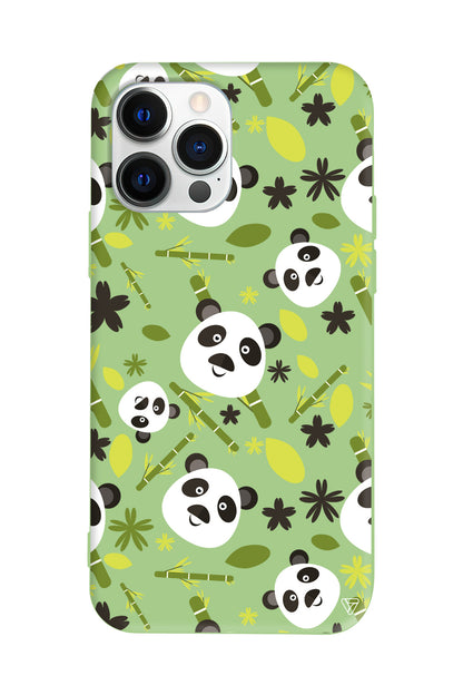 Panda Lansman Model İçi Kadife Silikon Telefon Kılıfı