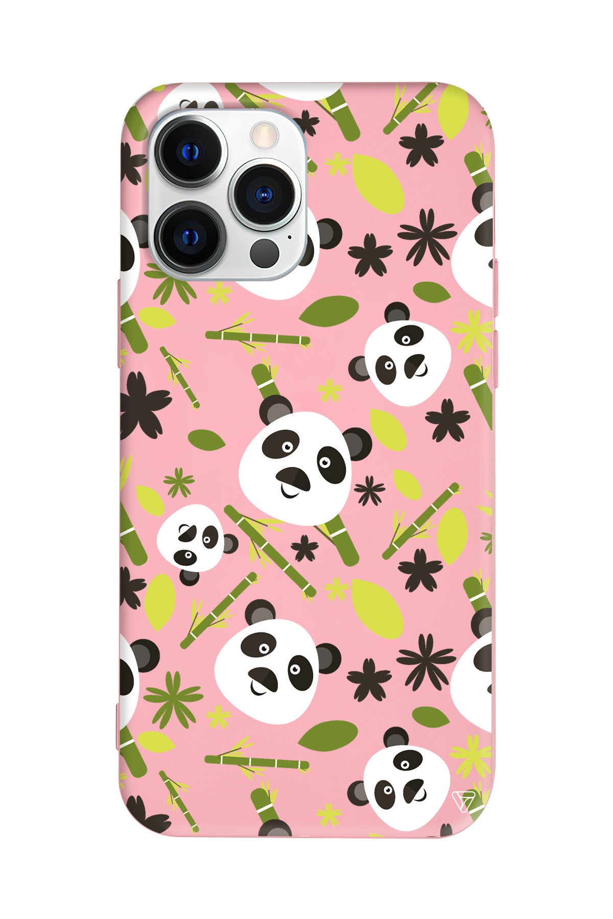 Panda Lansman Model İçi Kadife Silikon Telefon Kılıfı