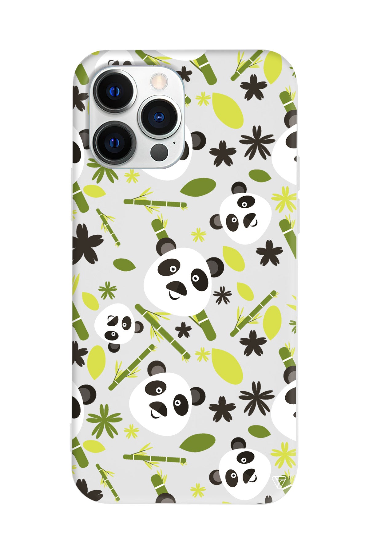 Panda Lansman Model İçi Kadife Silikon Telefon Kılıfı