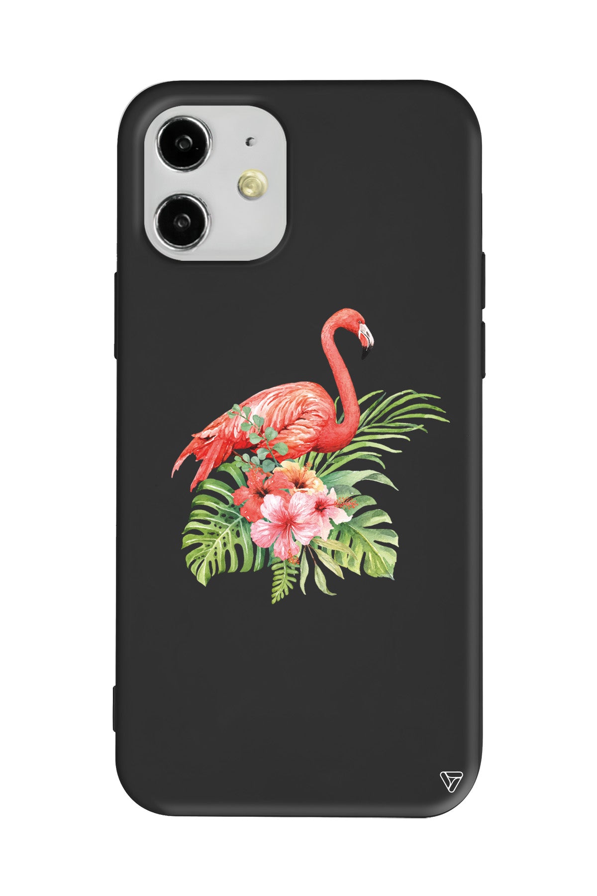 Flamingo Lansman Model İçi Kadife Silikon Telefon Kılıfı