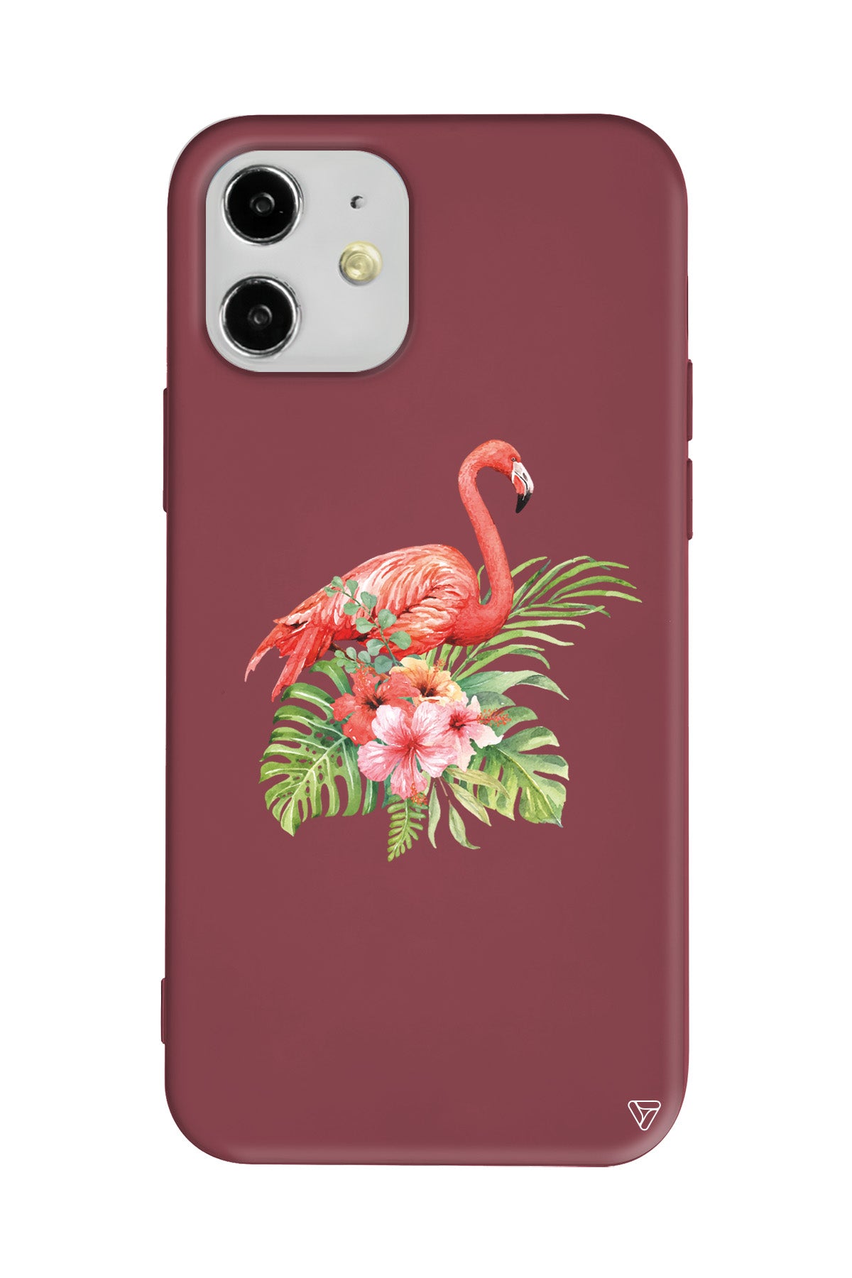 Flamingo Lansman Model İçi Kadife Silikon Telefon Kılıfı