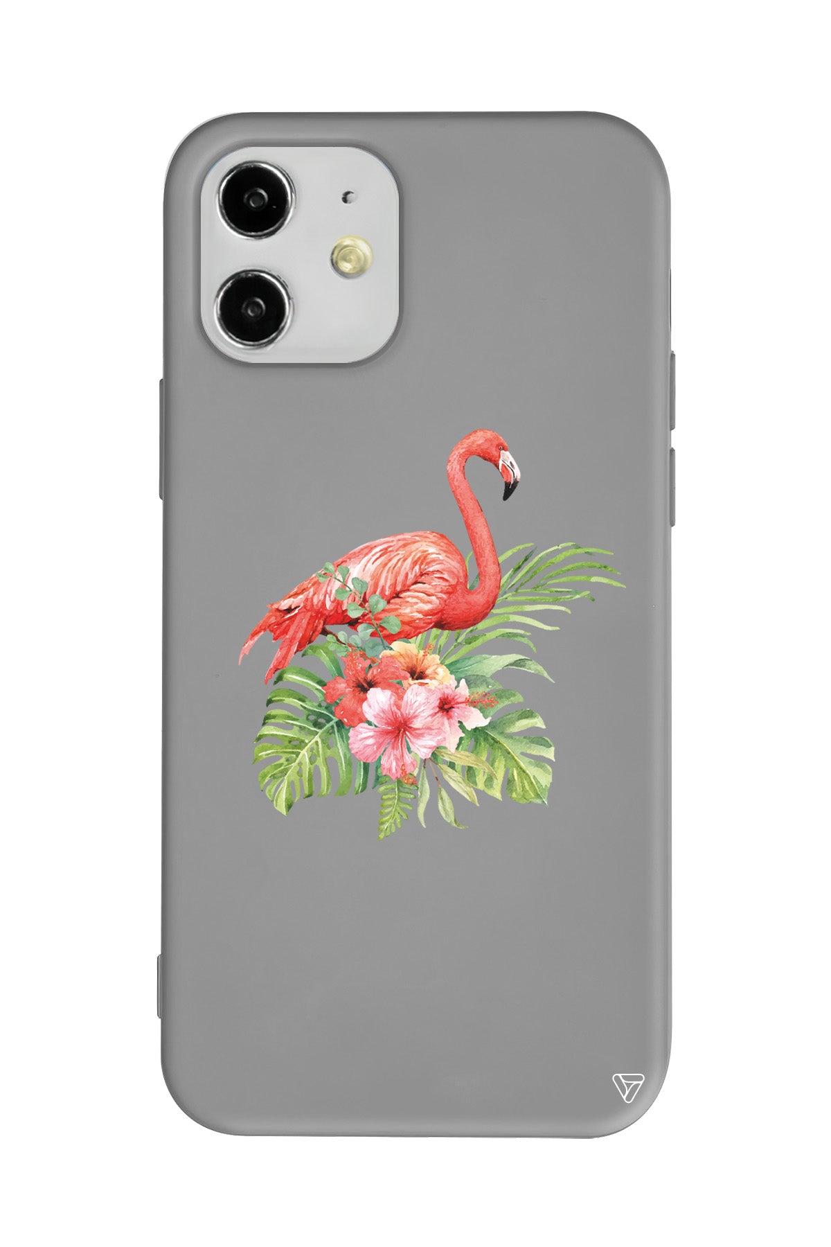Flamingo Lansman Model İçi Kadife Silikon Telefon Kılıfı