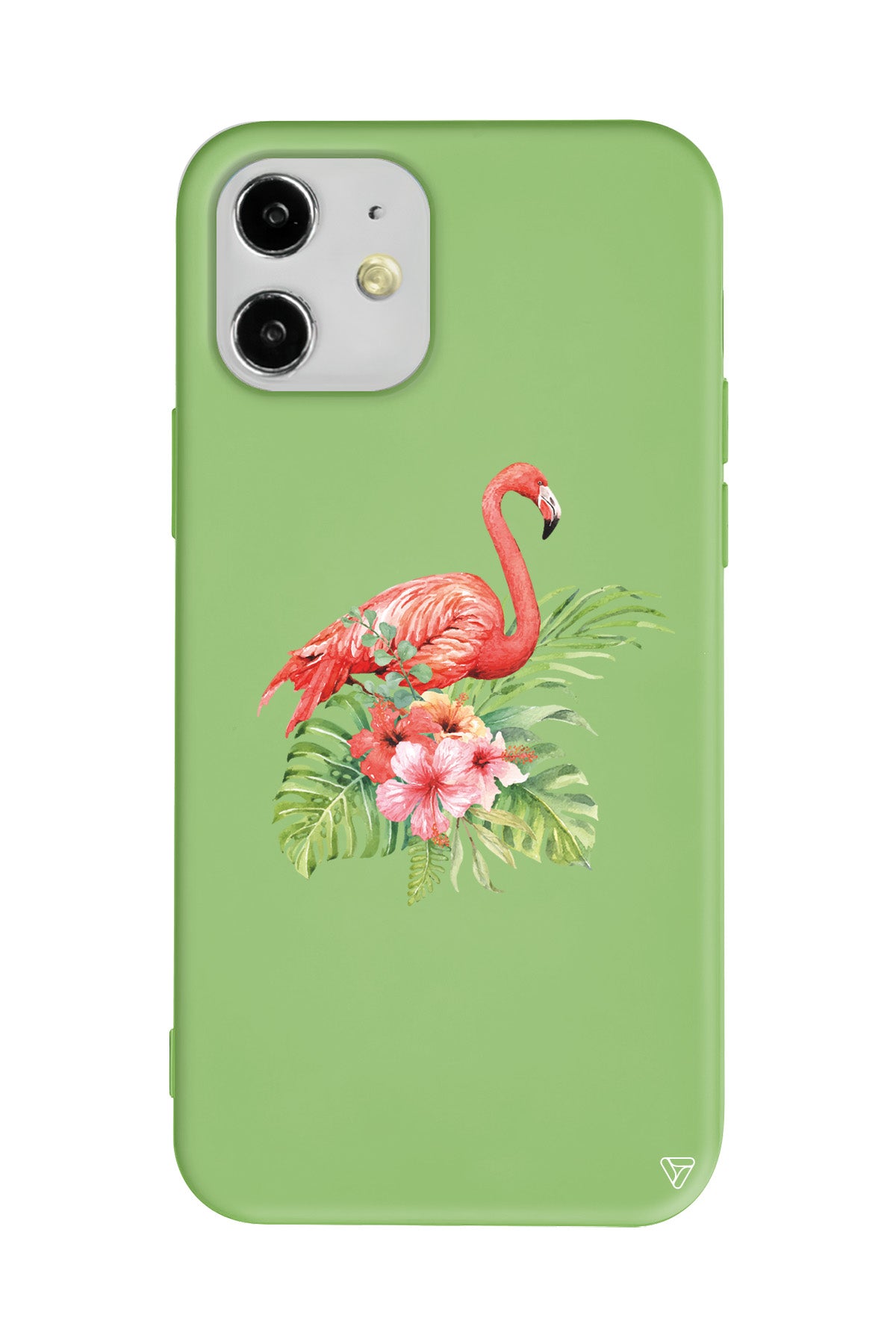 Flamingo Lansman Model İçi Kadife Silikon Telefon Kılıfı