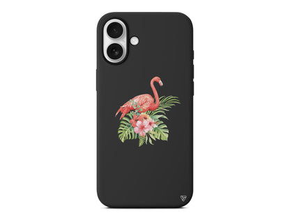 Flamingo Lansman Model İçi Kadife Silikon Telefon Kılıfı