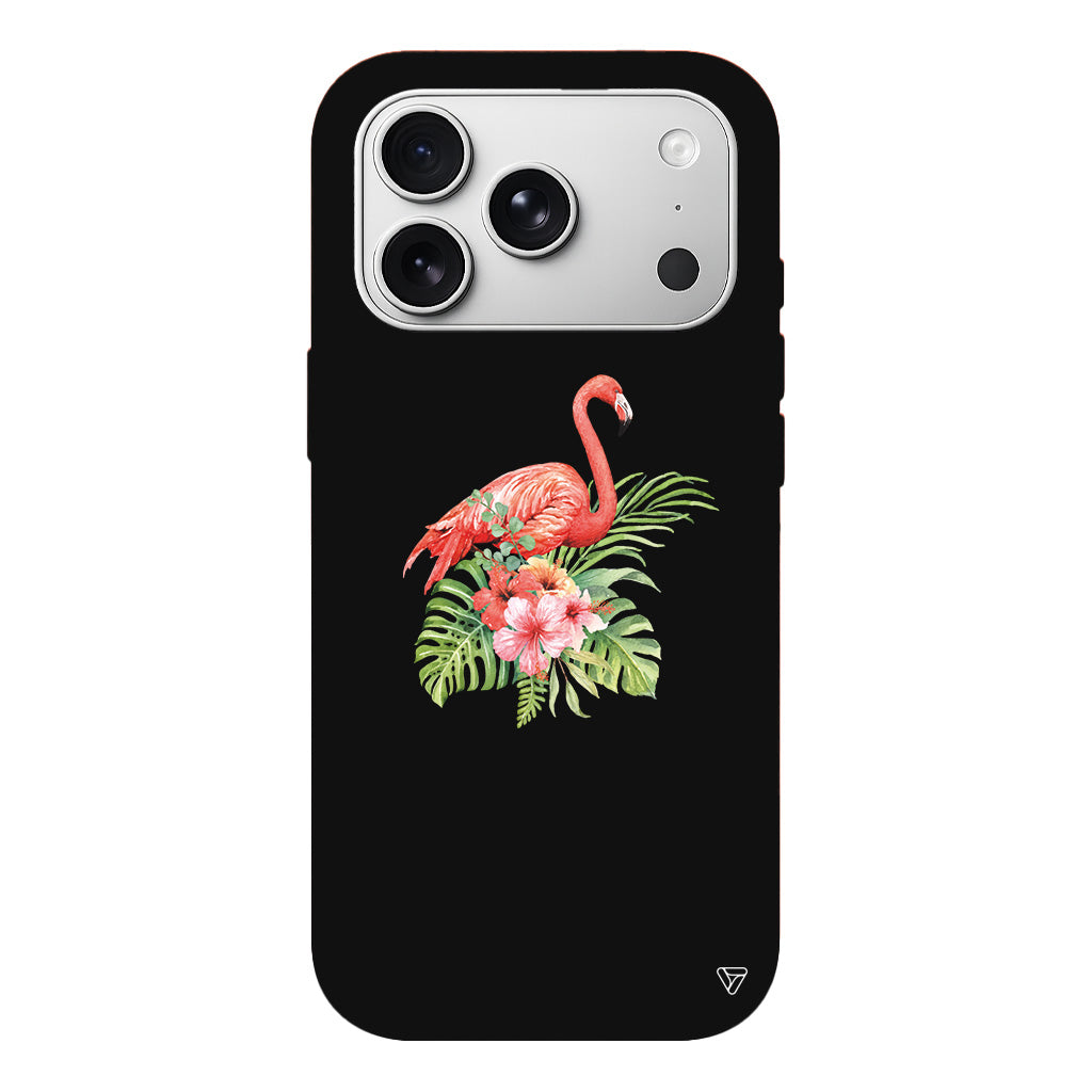 Flamingo Lansman Model İçi Kadife Silikon Telefon Kılıfı