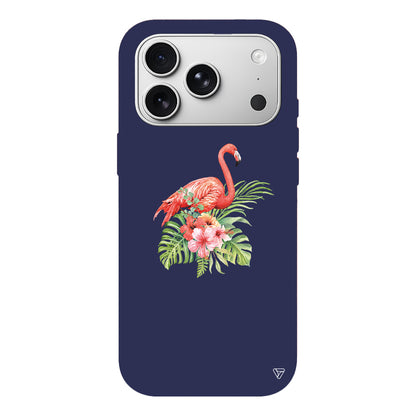 Flamingo Lansman Model İçi Kadife Silikon Telefon Kılıfı