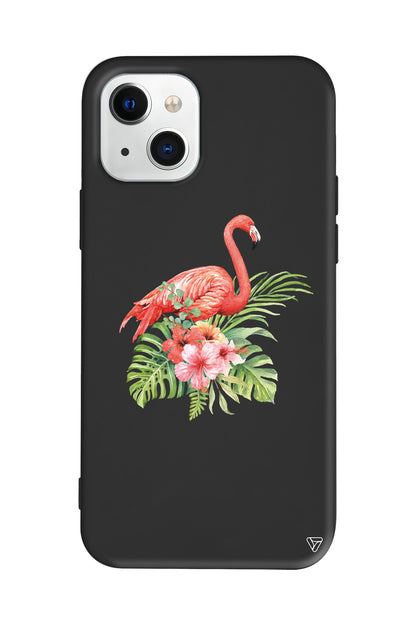 Flamingo Lansman Model İçi Kadife Silikon Telefon Kılıfı