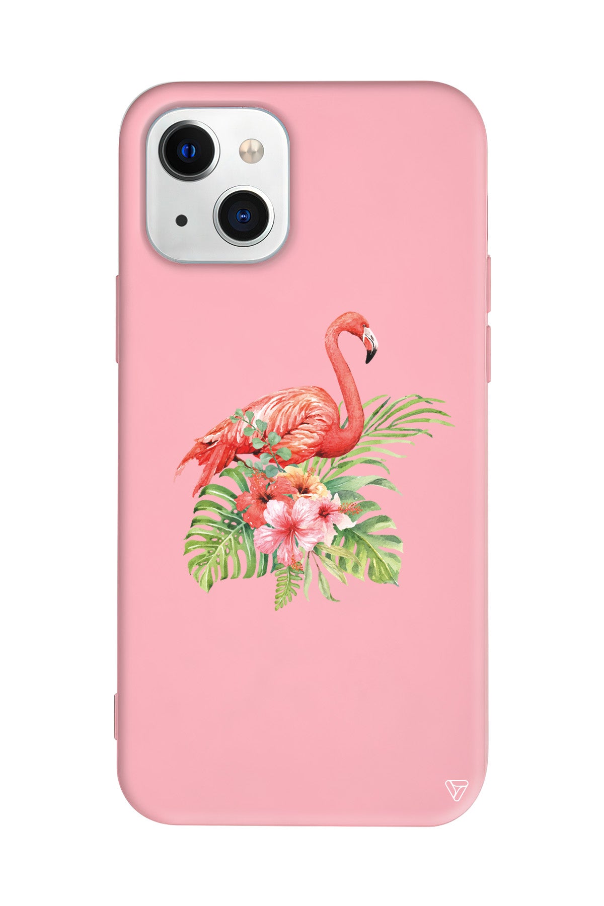 Flamingo Lansman Model İçi Kadife Silikon Telefon Kılıfı