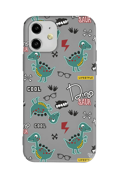 Cool Dino Lansman Model İçi Kadife Silikon Telefon Kılıfı
