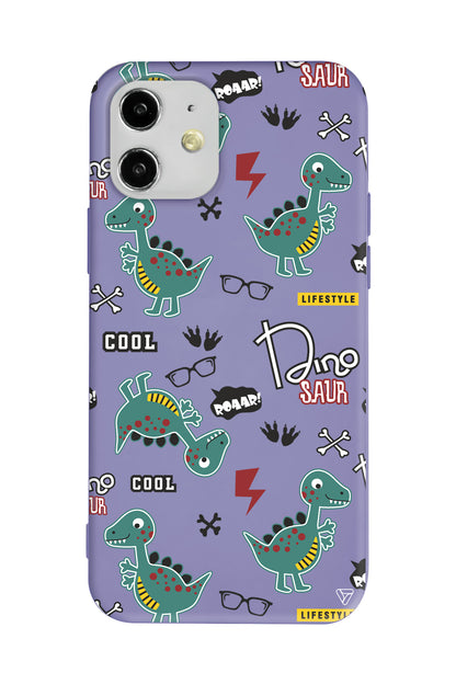 Cool Dino Lansman Model İçi Kadife Silikon Telefon Kılıfı