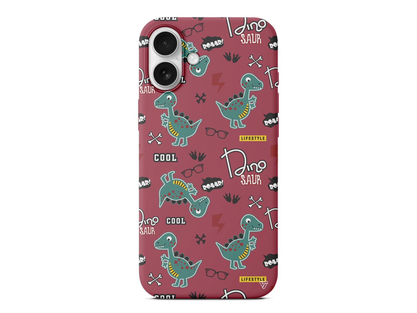 Cool Dino Lansman Model İçi Kadife Silikon Telefon Kılıfı