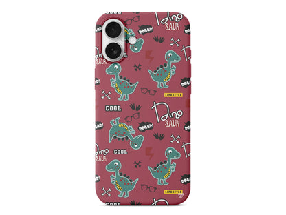 Cool Dino Lansman Model İçi Kadife Silikon Telefon Kılıfı