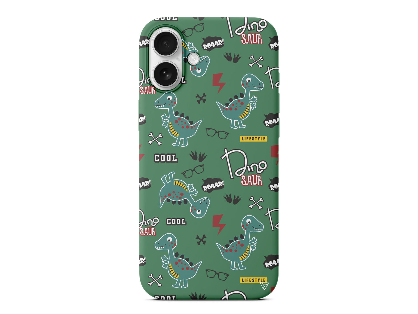 Cool Dino Lansman Model İçi Kadife Silikon Telefon Kılıfı