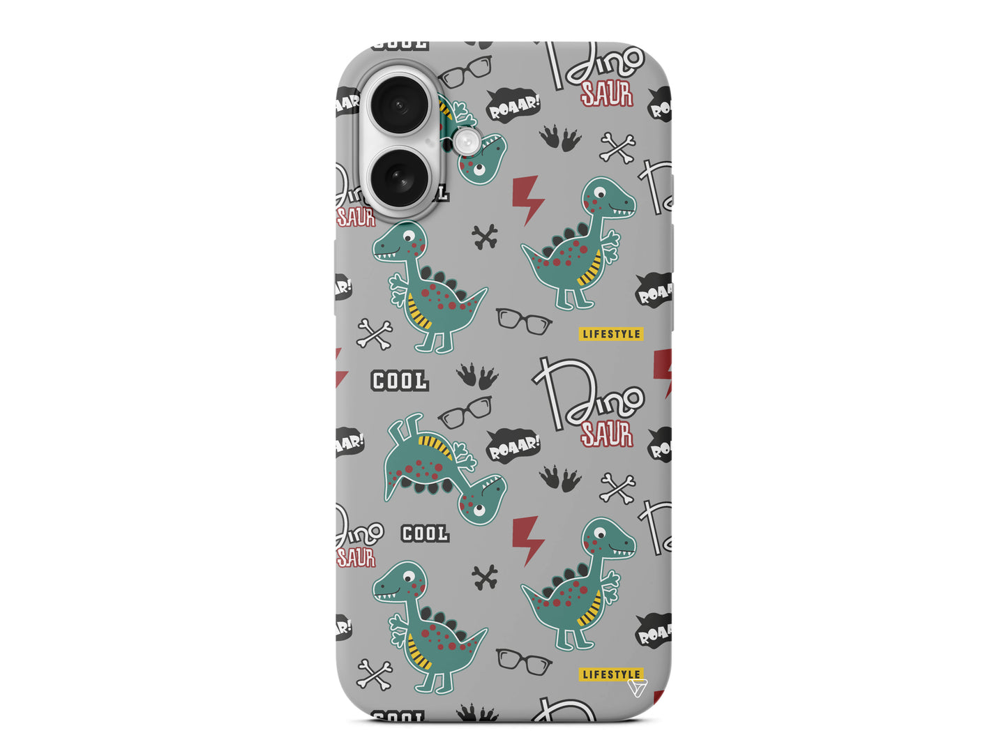 Cool Dino Lansman Model İçi Kadife Silikon Telefon Kılıfı – Plus Serisine Özel