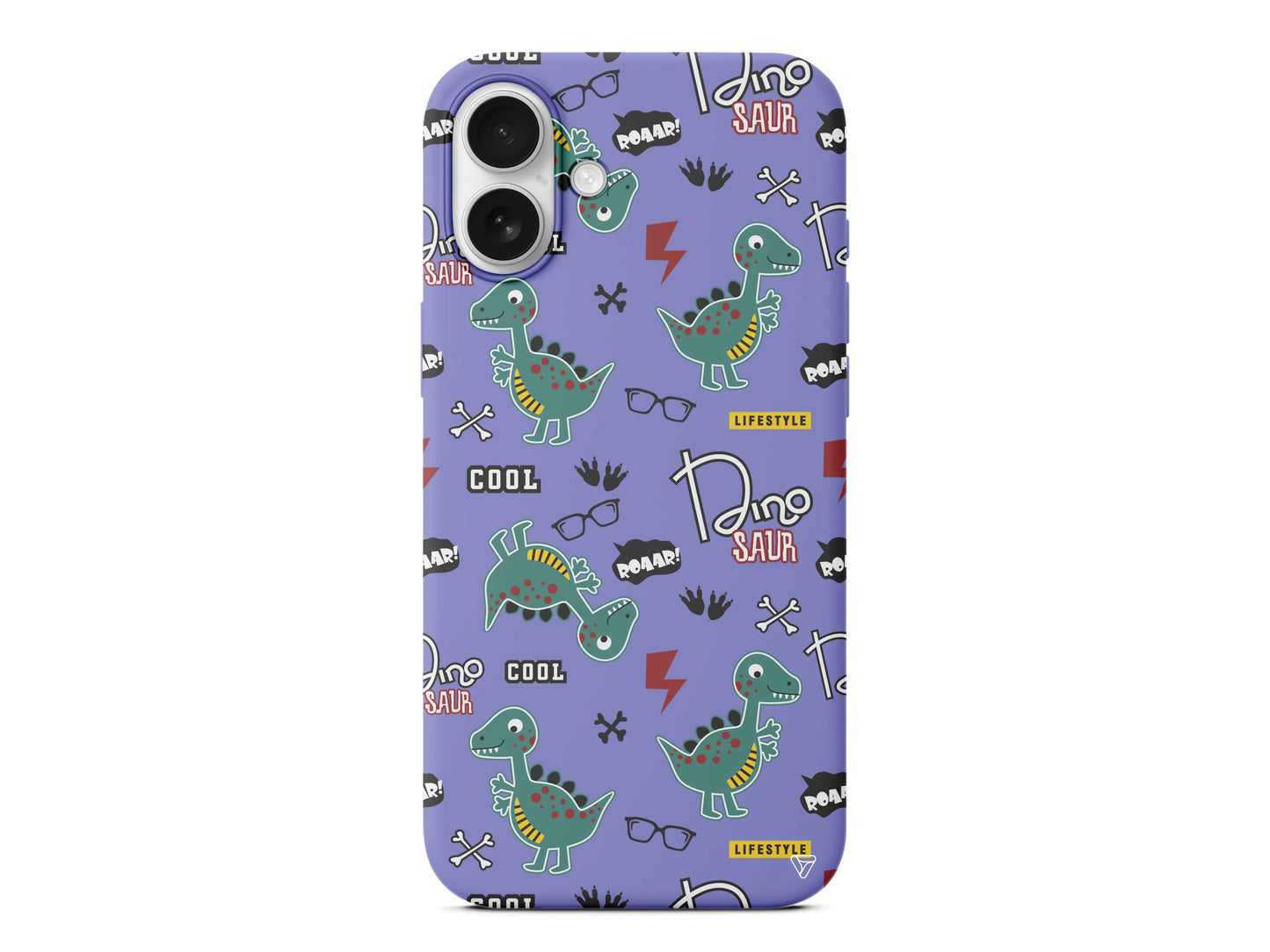 Cool Dino Lansman Model İçi Kadife Silikon Telefon Kılıfı – Plus Serisine Özel