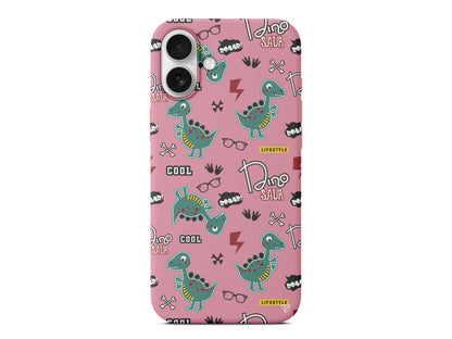 Cool Dino Lansman Model İçi Kadife Silikon Telefon Kılıfı