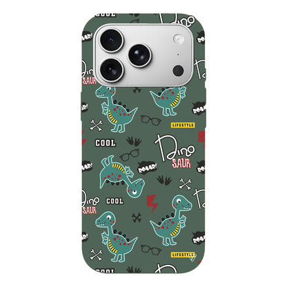 Cool Dino Lansman Model İçi Kadife Silikon Telefon Kılıfı