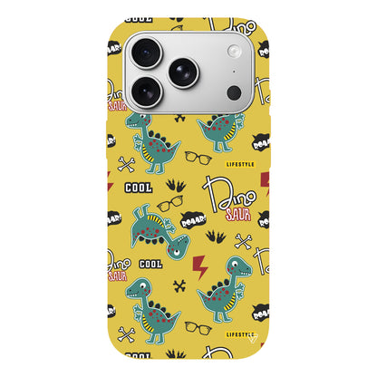 Cool Dino Lansman Model İçi Kadife Silikon Telefon Kılıfı