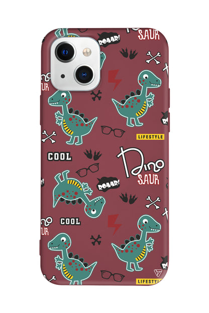 Cool Dino Lansman Model İçi Kadife Silikon Telefon Kılıfı