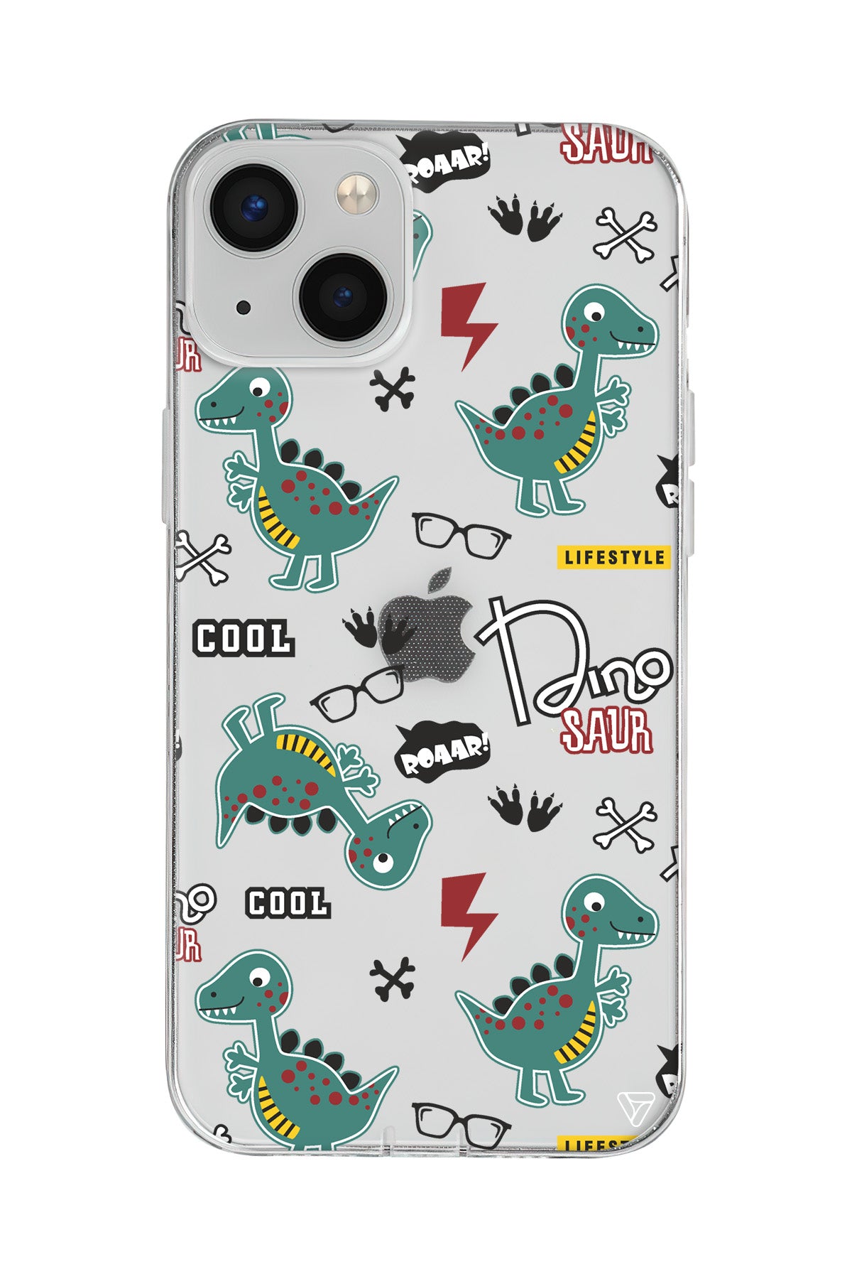 Cool Dino Lansman Model İçi Kadife Silikon Telefon Kılıfı