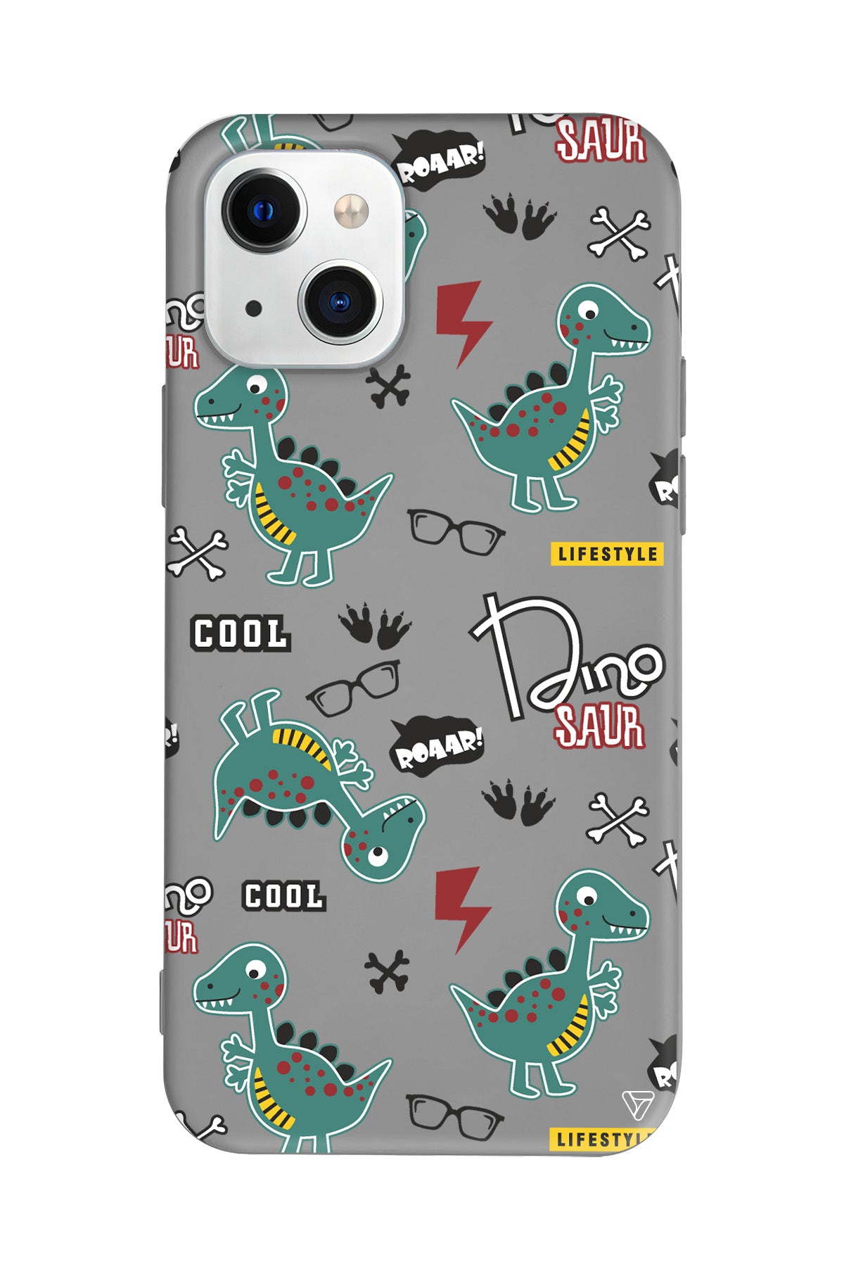 Cool Dino Lansman Model İçi Kadife Silikon Telefon Kılıfı