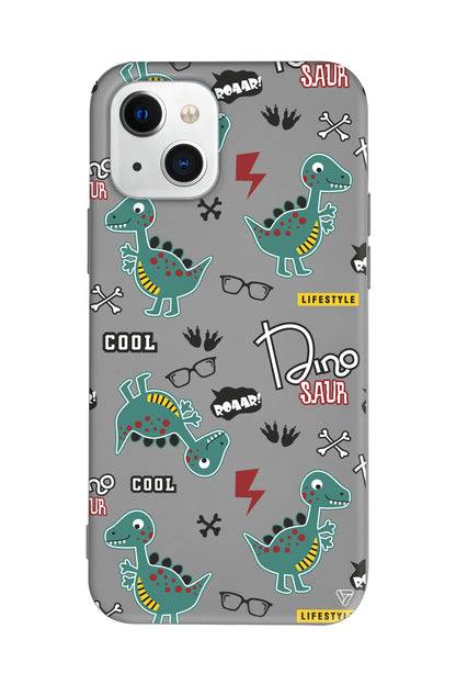 Cool Dino Lansman Model İçi Kadife Silikon Telefon Kılıfı