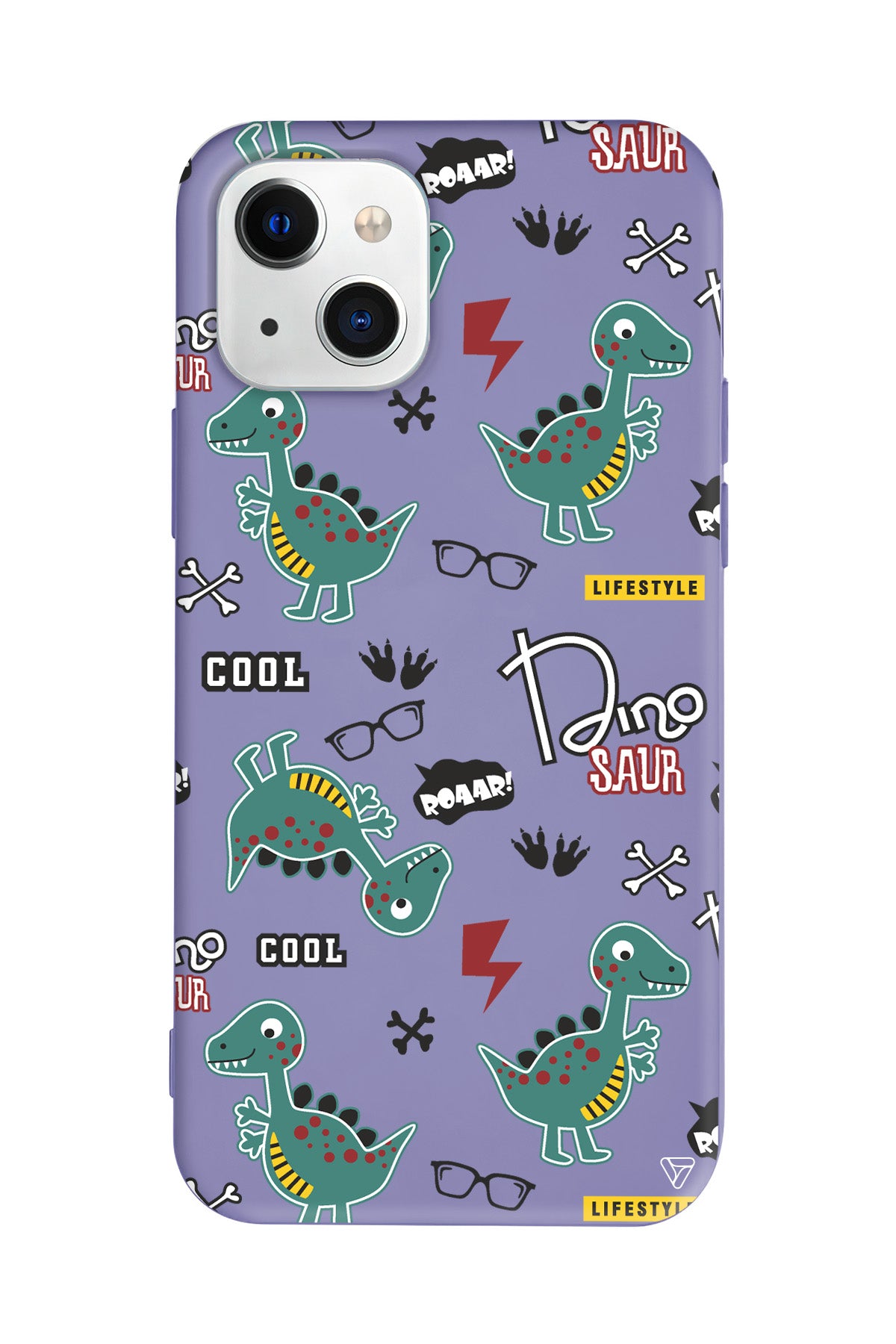 Cool Dino Lansman Model İçi Kadife Silikon Telefon Kılıfı