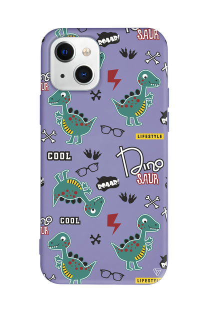 Cool Dino Lansman Model İçi Kadife Silikon Telefon Kılıfı