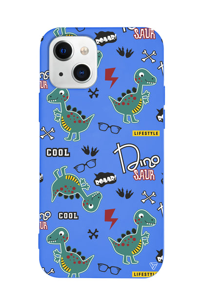Cool Dino Lansman Model İçi Kadife Silikon Telefon Kılıfı – Plus Serisine Özel