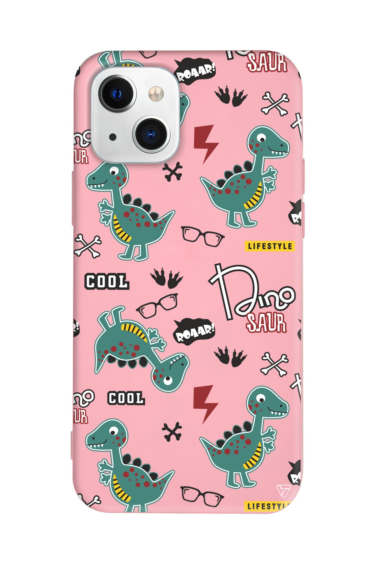 Cool Dino Lansman Model İçi Kadife Silikon Telefon Kılıfı – Plus Serisine Özel