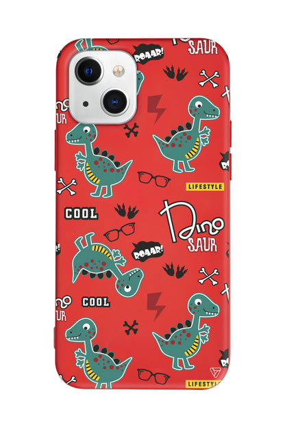 Cool Dino Lansman Model İçi Kadife Silikon Telefon Kılıfı – Plus Serisine Özel