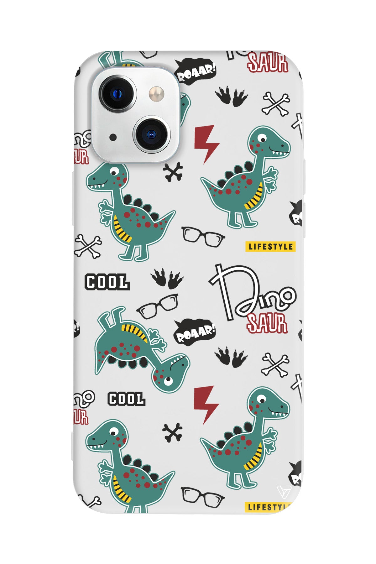 Cool Dino Lansman Model İçi Kadife Silikon Telefon Kılıfı – Plus Serisine Özel