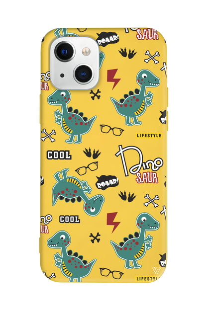 Cool Dino Lansman Model İçi Kadife Silikon Telefon Kılıfı – Plus Serisine Özel