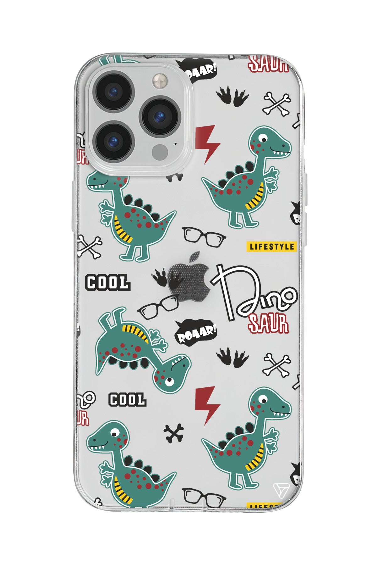 Cool Dino Lansman Model İçi Kadife Silikon Telefon Kılıfı