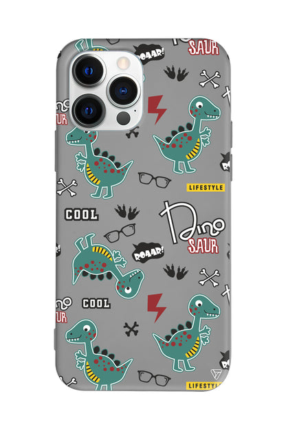 Cool Dino Lansman Model İçi Kadife Silikon Telefon Kılıfı