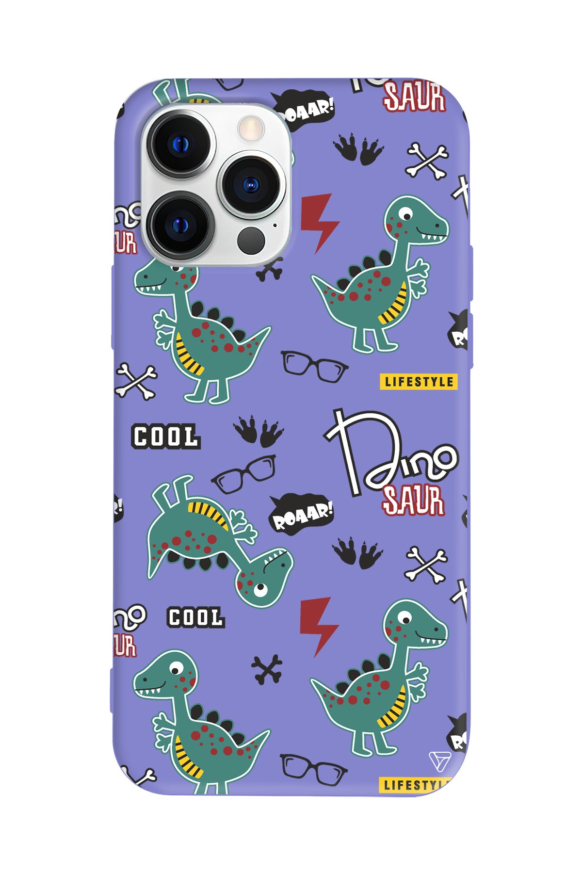 Cool Dino Lansman Model İçi Kadife Silikon Telefon Kılıfı