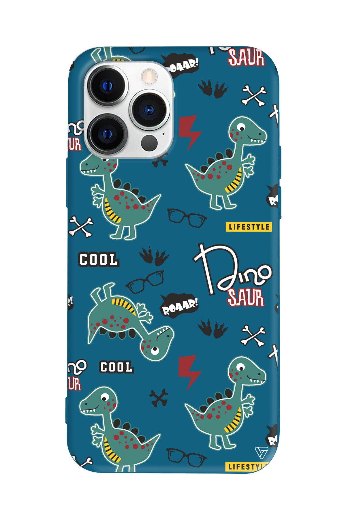 Cool Dino Lansman Model İçi Kadife Silikon Telefon Kılıfı