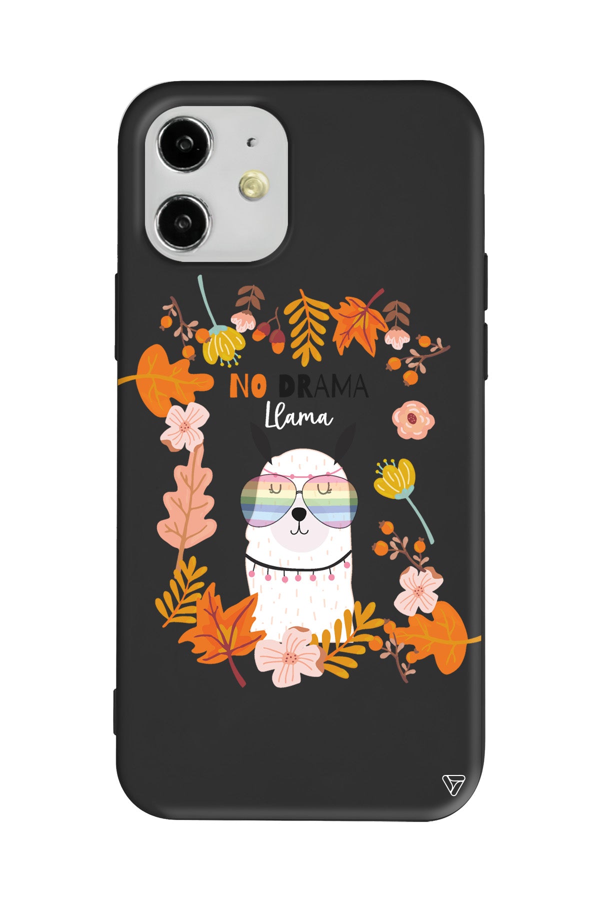 No Drama Lama Lansman Model İçi Kadife Silikon Telefon Kılıfı