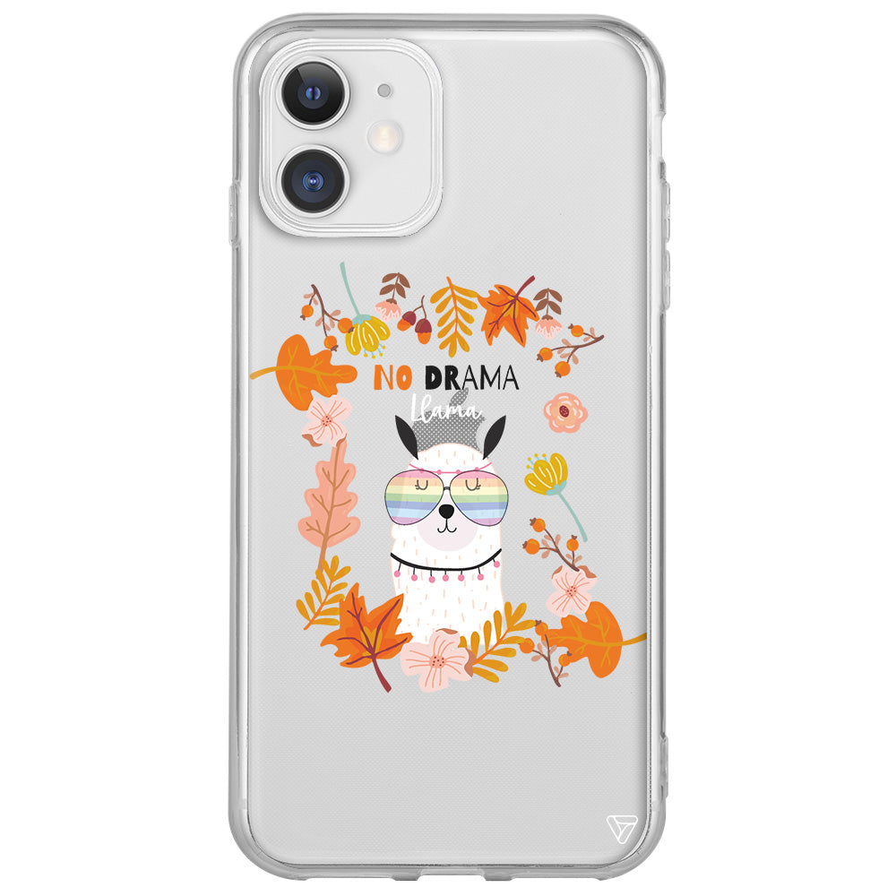 No Drama Lama Lansman Model İçi Kadife Silikon Telefon Kılıfı