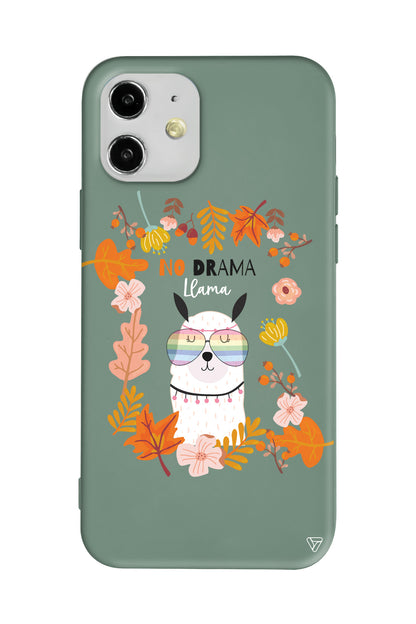 No Drama Lama Lansman Model İçi Kadife Silikon Telefon Kılıfı