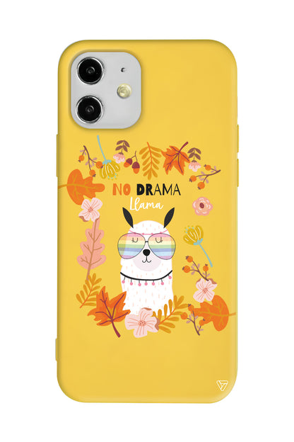 No Drama Lama Lansman Model İçi Kadife Silikon Telefon Kılıfı