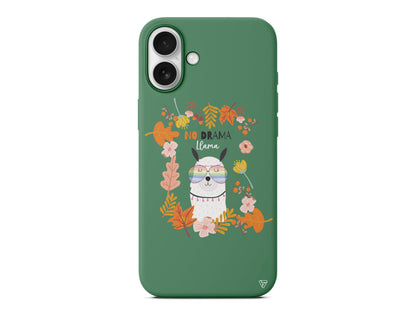 No Drama Lama Lansman Model İçi Kadife Silikon Telefon Kılıfı