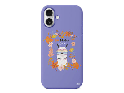 No Drama Lama Lansman Model İçi Kadife Silikon Telefon Kılıfı
