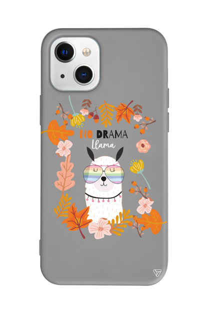 No Drama Lama Lansman Model İçi Kadife Silikon Telefon Kılıfı